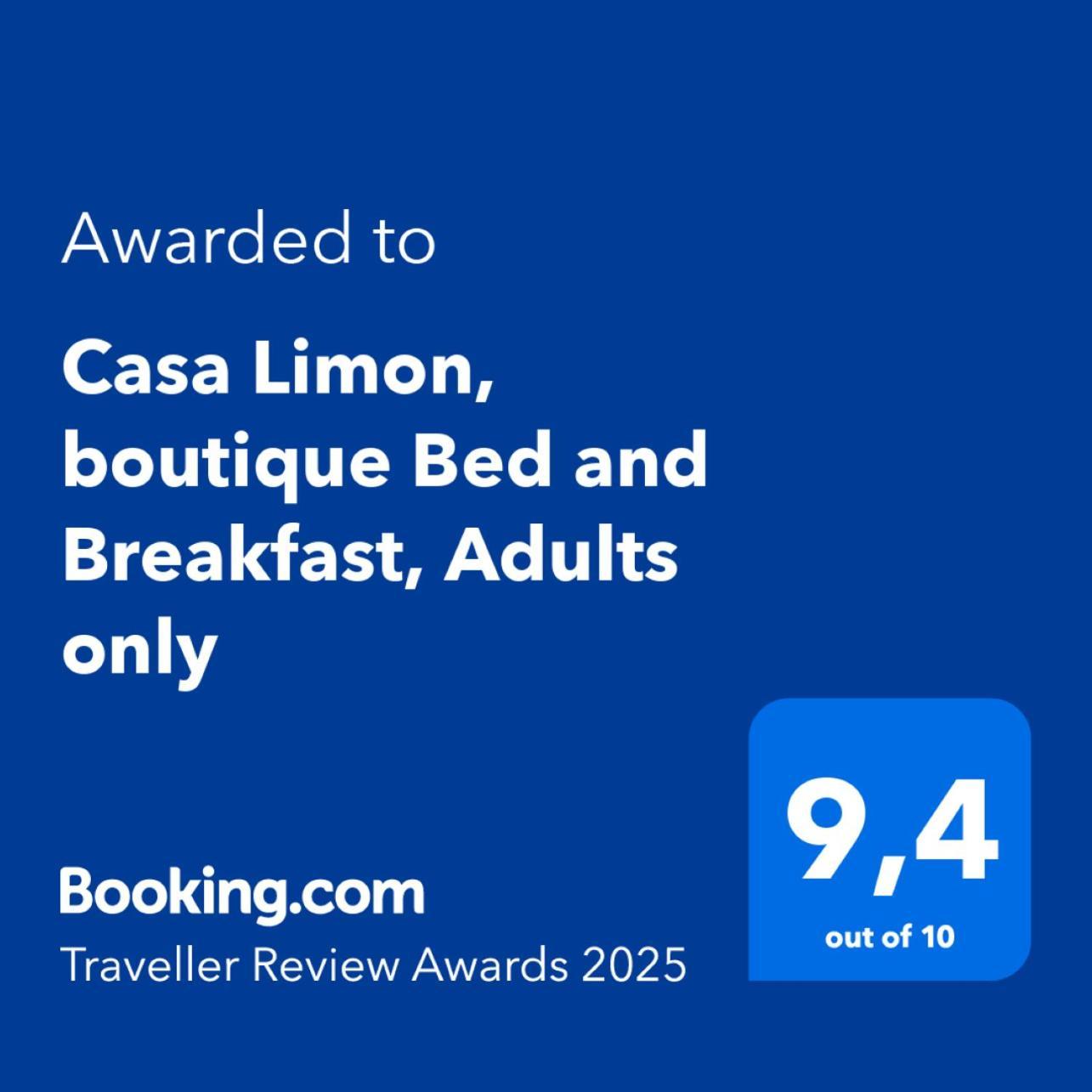 Casa Limon, Boutique Bed And Breakfast, Adults Only 알하우린엘그란데 외부 사진